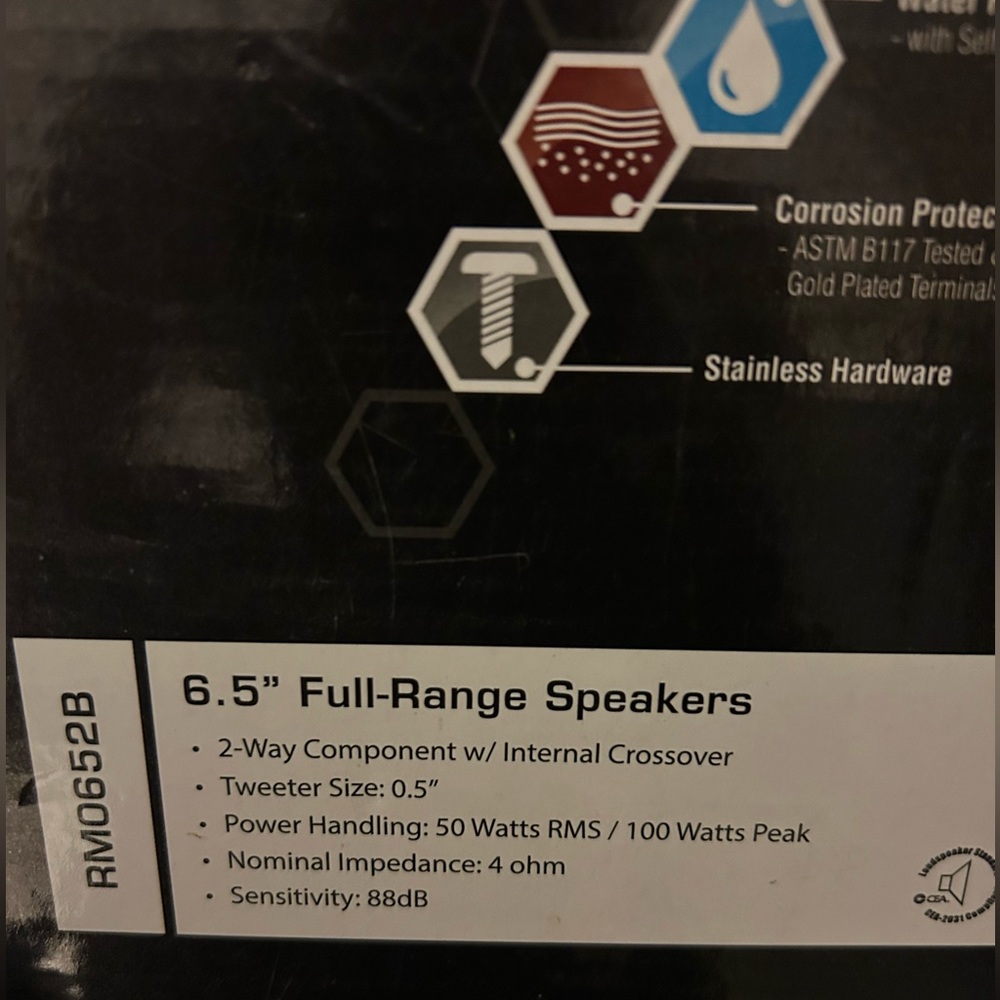 6.5 full range speakers 200 a piece